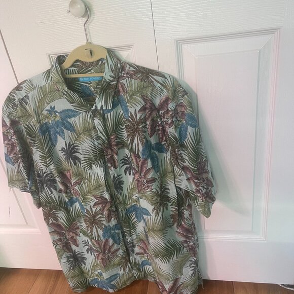 Tori Richard Hawaiian Shirt Cotton Lawn Floral Multicolor Button Up Men's XL - Picture 3 of 6
